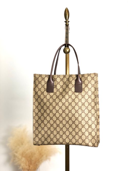 日本直送 名牌中古包 】GUCCI グッチ GGスプリーム トートバッグ