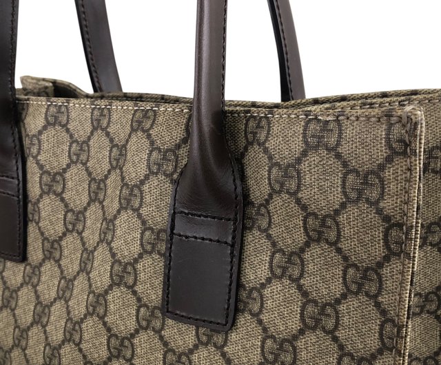 日本直送 名牌中古包 】GUCCI グッチ GGスプリーム トートバッグ
