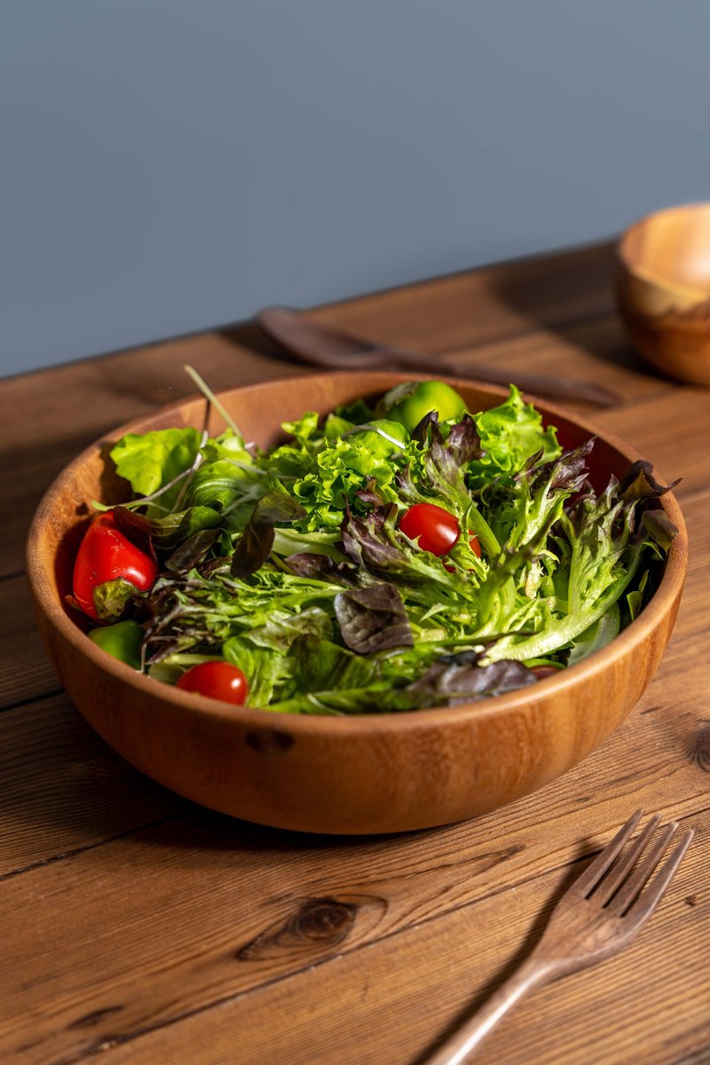 Islandoffer 島嶼製作 相思木沙律碗 24*8 - 碗 - 木頭 咖啡色