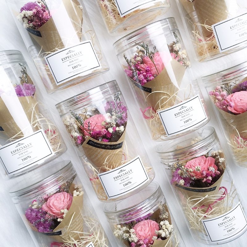Pink Wen Qingmu Rose Dry Bouquet Cans Christmas Gifts Bouquet Gifts Return Gifts Graduate Day - Dried Flowers & Bouquets - Plants & Flowers Multicolor