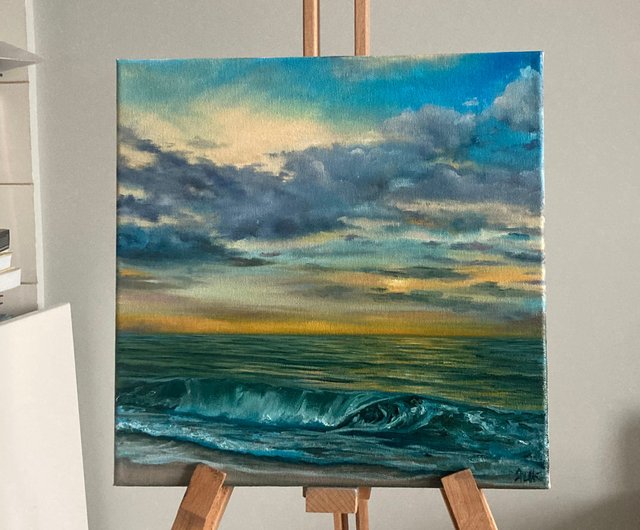 絵画 インテリア　絵　油絵　F6-030707　風景（雪景色　朝陽　夕陽） 絵画 インテリア 絵 油絵 F6-030707 風景（雪景色 朝陽 夕陽