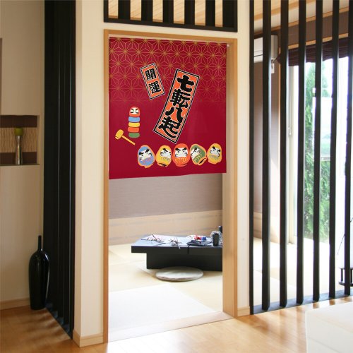 Moonstar House 星月屋 【現貨】【預訂】日本製 招福達磨門簾