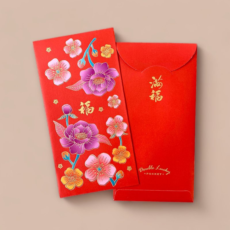 Manfu - red packets / red envelopes / 10 pieces - ถุงอั่งเปา/ตุ้ยเลี้ยง - กระดาษ หลากหลายสี