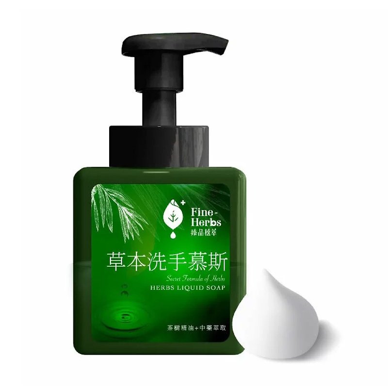 Herbal Hand Washing Mousse | Alcohol-free antibacterial 99.9% - Hand Soaps & Sanitzers - Concentrate & Extracts Green