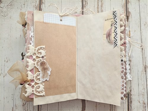 美しいウェディングフラワージャンクジャーナルハンドメイドローズ