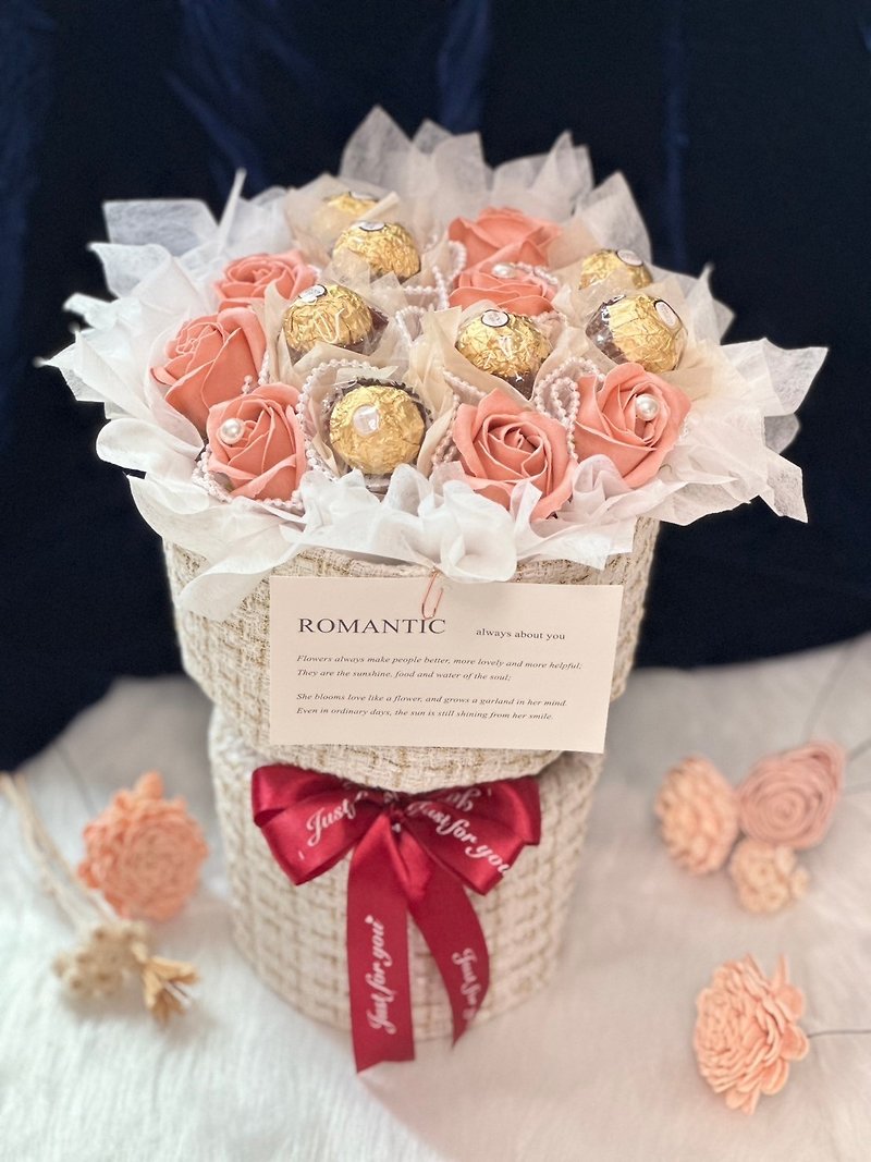 [WS │ Jinsha Bouquet] Graduation bouquet, small fragrant Jinsha flower, light luxury bouquet, Valentine's Day bouquet - Dried Flowers & Bouquets - Plants & Flowers 