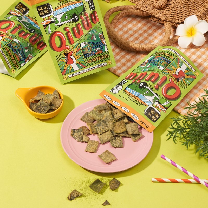 【和生御品】嗨米脆脆QIUUU-嗆辣哇沙比 - 零食/點心 - 其他材質 