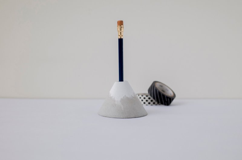 無所視室│水泥富士小山 淺灰 - 擺飾/家飾品 - 水泥 灰色