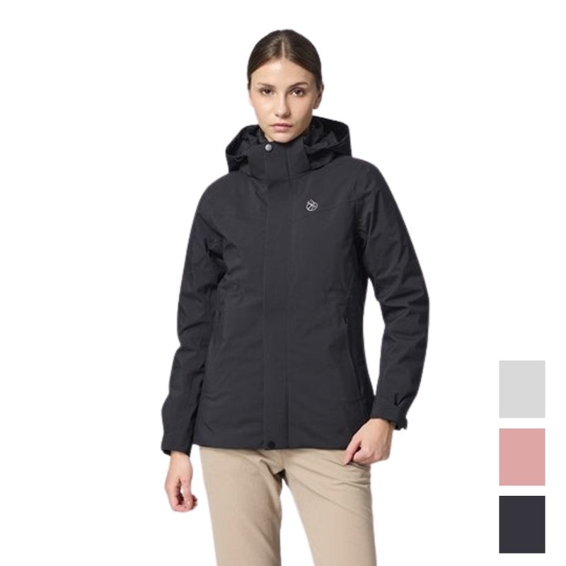 【Wildland 荒野】彈性防水3in1+羽絨兩件式外套 女 0B32919 - 女裝外套/大衣 - 聚酯纖維 黑色