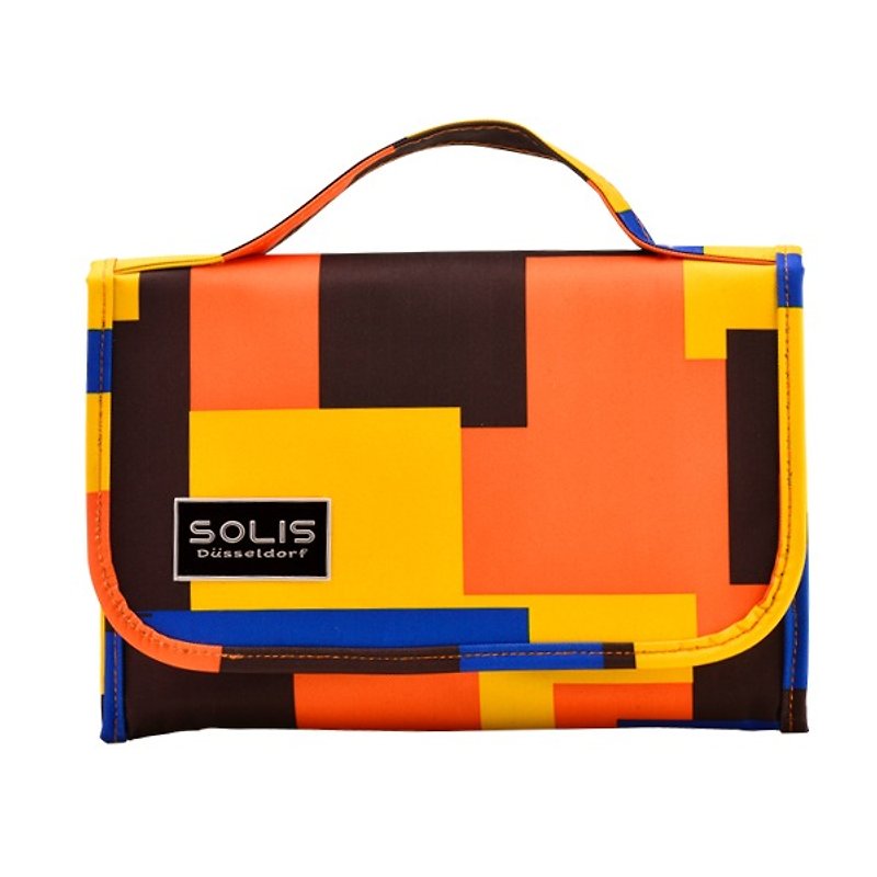 SOLIS  街頭迷彩系列 釦式收納護照包 (搖滾黃) - 護照套 - 聚酯纖維 