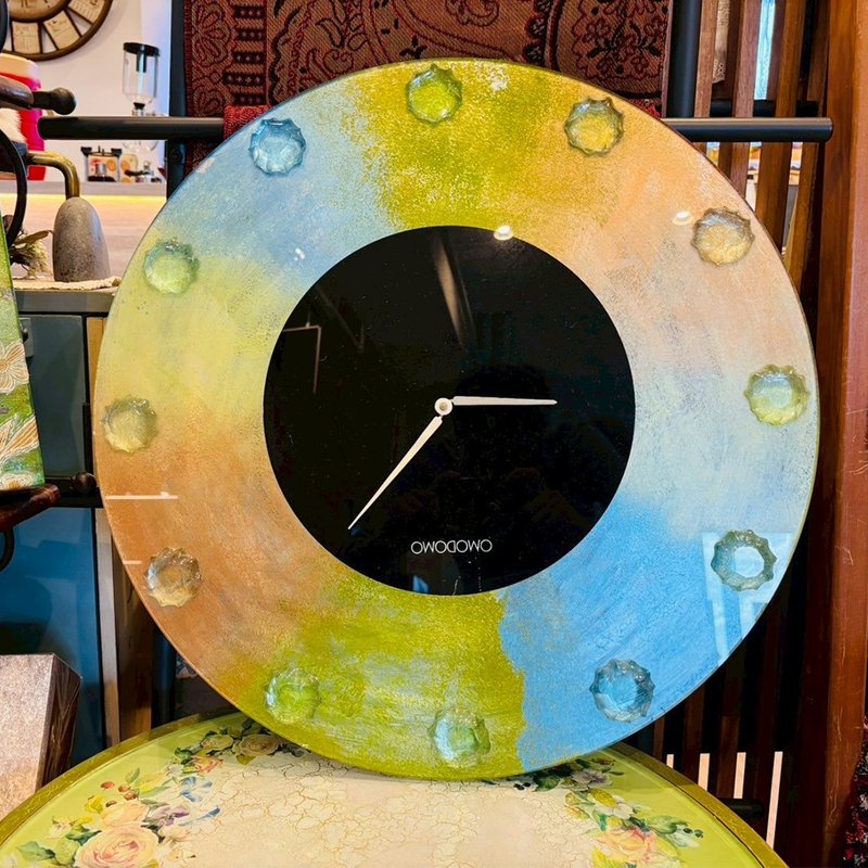 晨光流影手工玻璃圓鐘 - 時鐘/鬧鐘 - 玻璃 