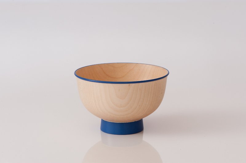 Iroha bowl blue - ถ้วยชาม - ไม้ สีน้ำเงิน