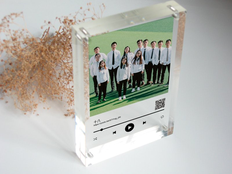 定製化照片 畢業禮物 Spotify播放音樂歌曲音頻畫 亞克力擺飾 - 擺飾/家飾品 - 壓克力 