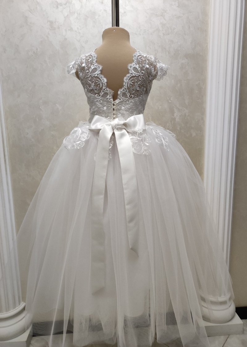 tulle flower girl dress for wedding, birthday, concerts. - 男/女童禮服 - 其他材質 多色