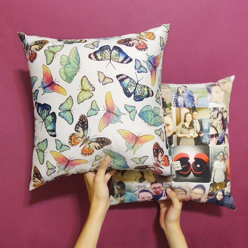 FunPrint  customize 16 grid Pillow butterfly Pattern - Pillows & Cushions - Other Materials 
