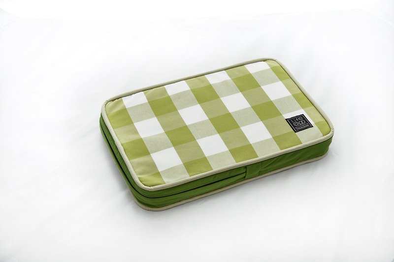 Lifeapp 睡墊替換布套 --- XS_W45xD30xH5cm (綠白格)不含睡墊 - 寵物床 - 其他材質 綠色