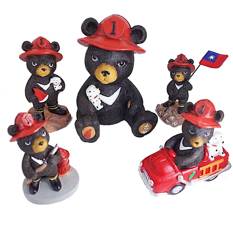 Goody Bag - "Super Offer" - Taiwanese "Bear" Series Set (5 in total) - ของวางตกแต่ง - วัสดุอื่นๆ หลากหลายสี