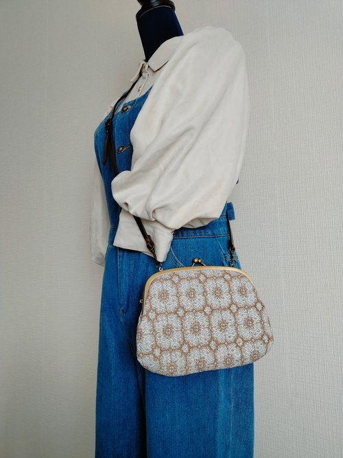 ミナペルホネン anemone 親子がま口バッグ - ショップ gamaguchi