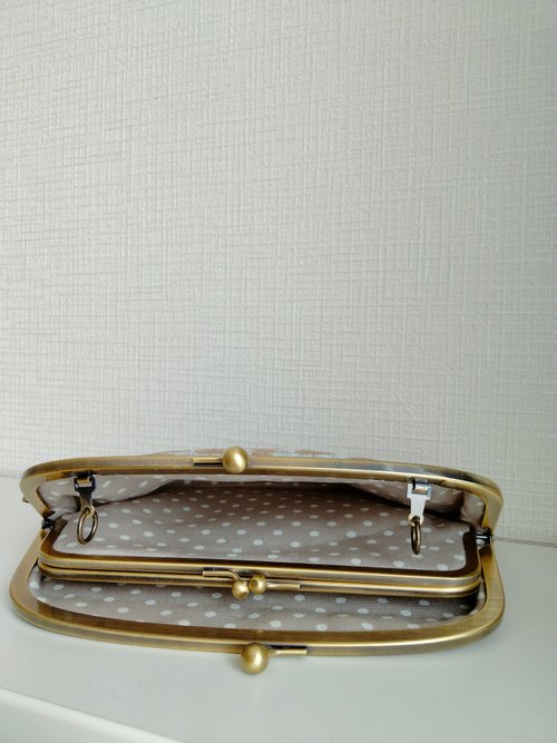 ミナペルホネン 親子がま口ショルダー ミナペルホネン anemone 親子がま口バッグ - ショップ gamaguchi