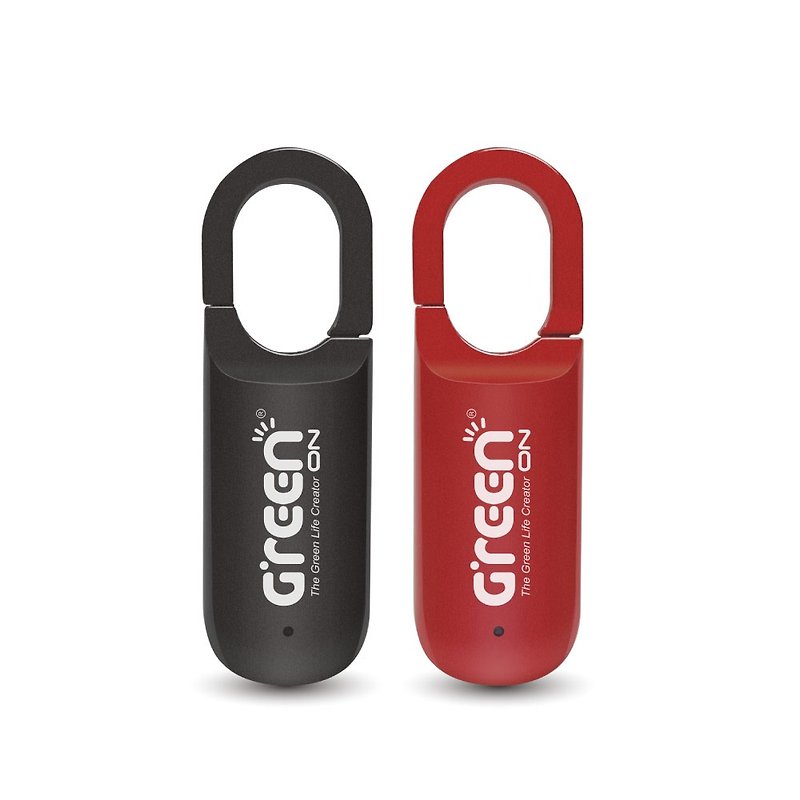 【GREENON】USB Fingerprint Padlock Anti-theft Lock Smart Electronic Lock Travel Small Item - Gadgets - Other Metals Red