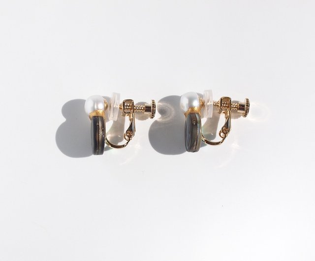 シェルとパールのピアス・イヤリング South sea 淡水パール・金