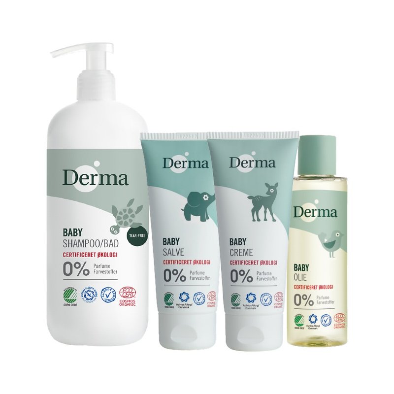【寶貝好禮】Derma寶寶全面呵護四入組 - 妝前乳/粉底液 - 其他材質 
