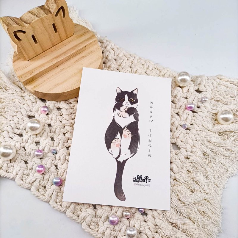 ME182-A45_我紙在乎你百喵圖鑑系列明信片_postcard - 卡片/明信片 - 紙 多色