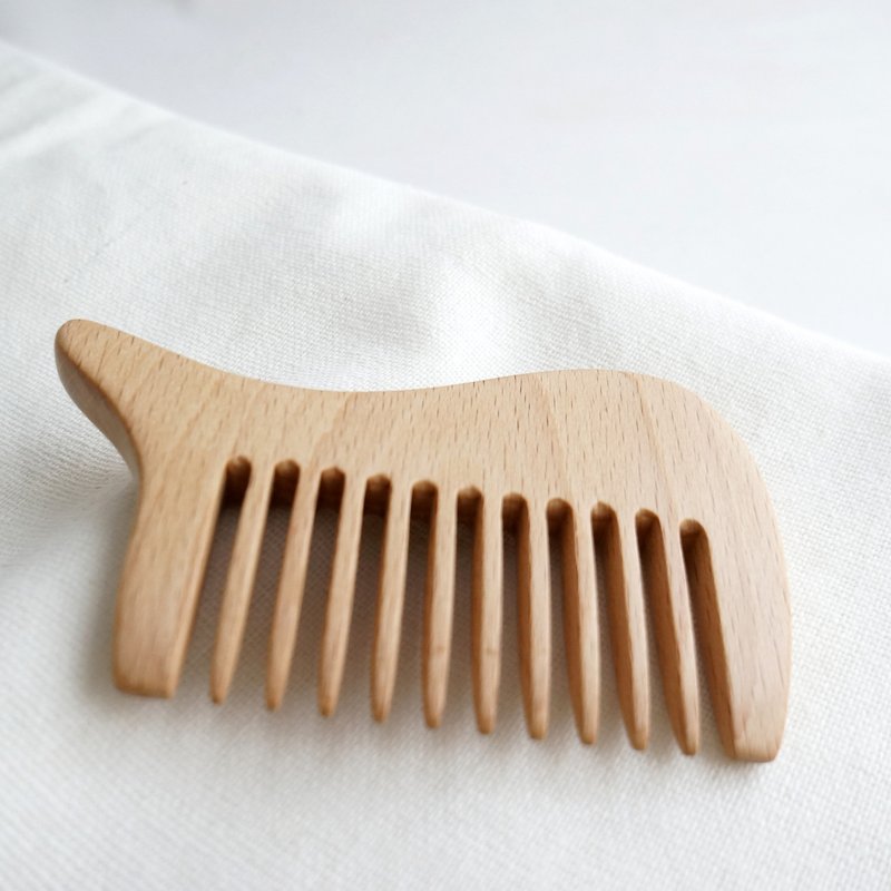 木梳子 - 化妝掃/鏡子/梳子 - 木頭 