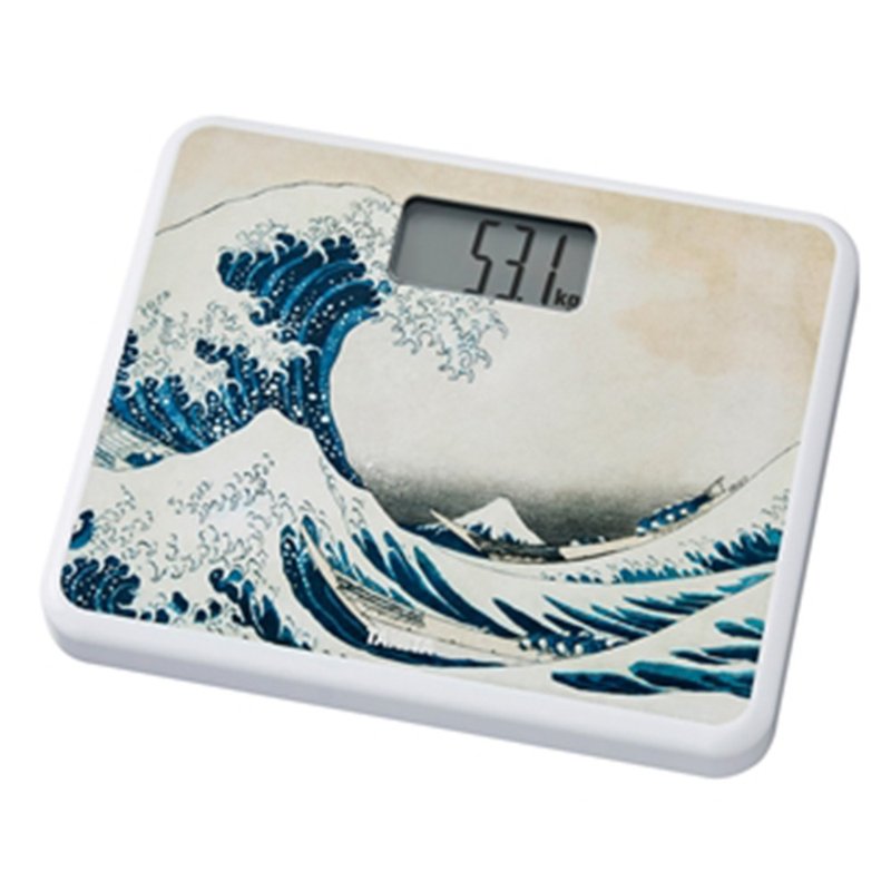 TANITA Japan Ukiyo-e Electronic Scale HD-660 Katsushika Hokusai (Kanagawa Surfing) - เครื่องใช้ไฟฟ้าขนาดเล็กอื่นๆ - อะคริลิค 