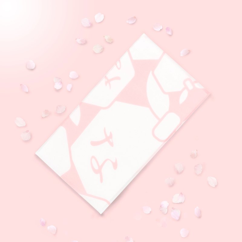 中目黒てぬぐい/桜色 - 毛巾/浴巾 - 棉．麻 粉紅色