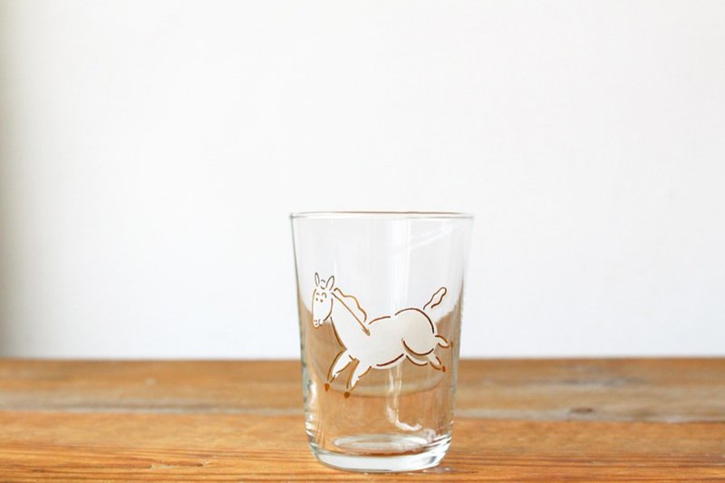 【+t计划】13 Chinese Zodiac Cup-Horse - Glasses - Glass Transparent
