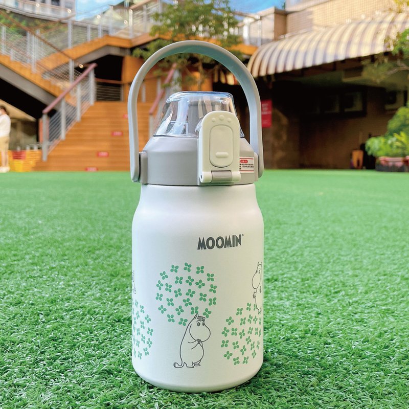 【MOOMIN】Large-capacity thermos bottle Moominvalley Friends - กระบอกน้ำร้อน - โลหะ 