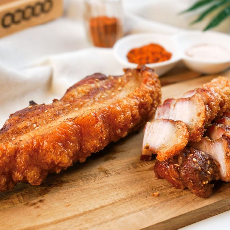 [Chef Wen Guozhi] Crispy Pork Belly 105g/pack x5 - อาหารคาวทานเล่น - อาหารสด 