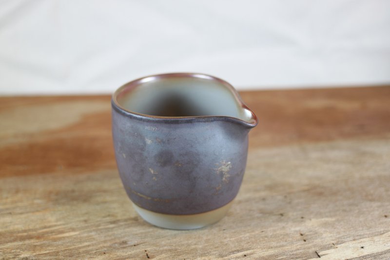【教師節禮物】柴燒黑鐵釉 手工茶海 公道杯 名家葉敏祥手作 - 茶壺/茶杯/茶具 - 陶 