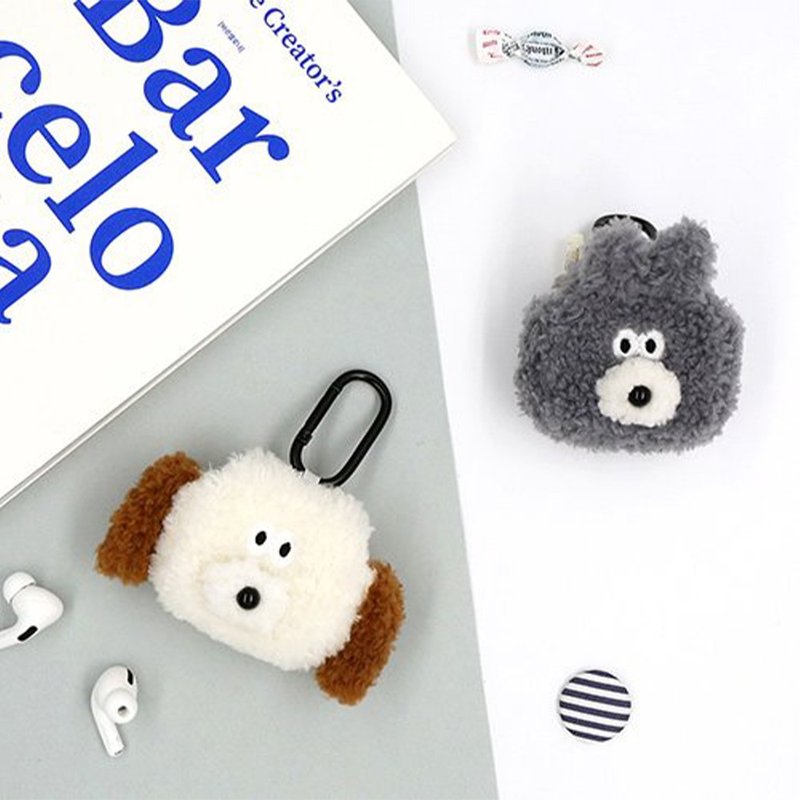 Romane Brunch Brother Dogbunny AirPods Pro ぬいぐるみケース - イヤホン収納 - その他の素材 