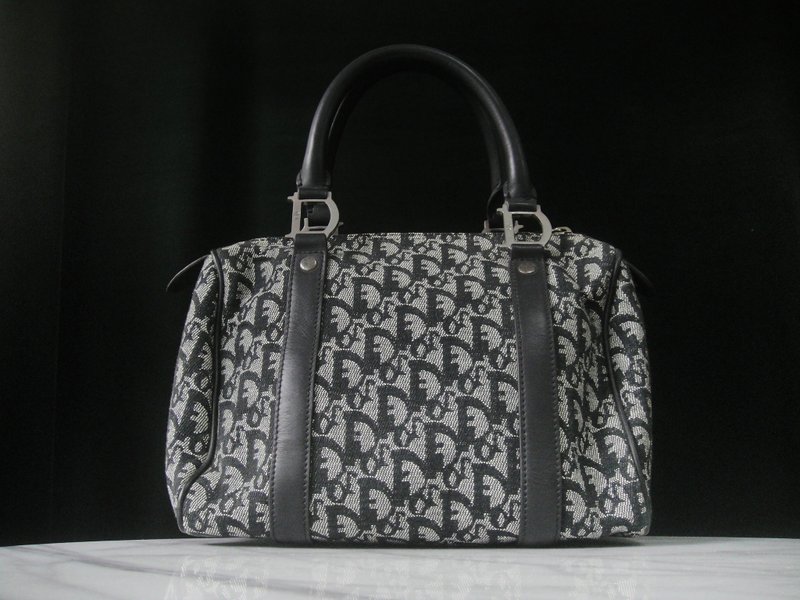 【老時光 OLD-TIME】早期二手老包義大利製DIOR波士頓手提包 - 手提包/手提袋 - 其他材質 多色