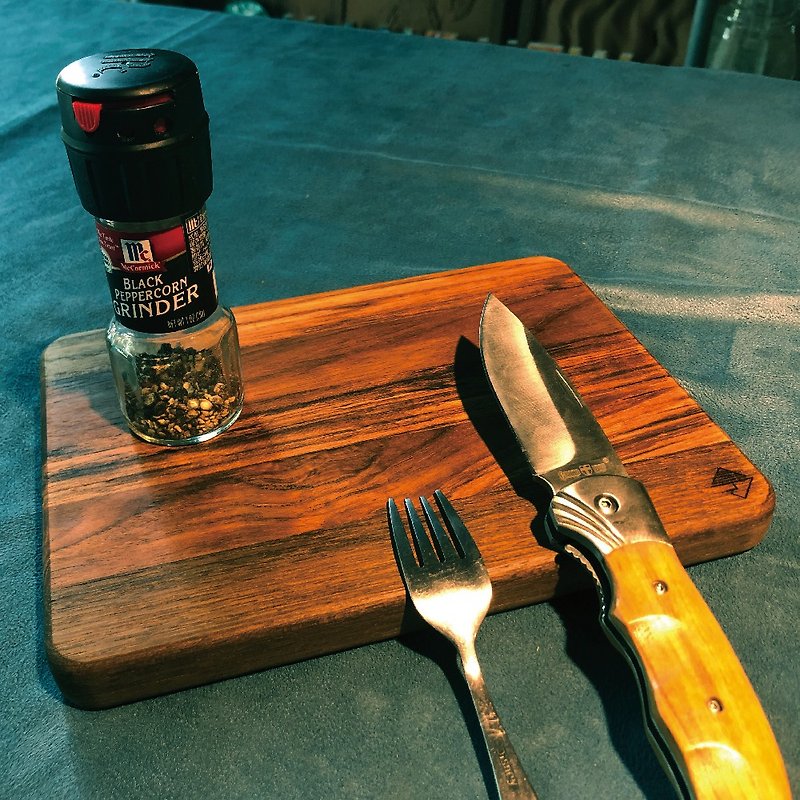 Accompanying series rounded cutting board (Easy carring) - Camping Gear & Picnic Sets - Wood 