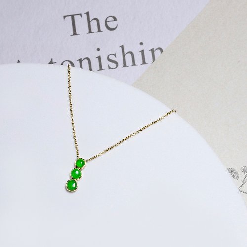 TopKang Art Jewelry 頂康珠寶 【最完美的幾何圖形】翡翠設計項鍊