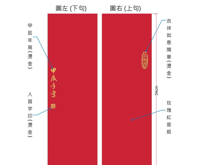 モンゴル書道（吉祥） SUP