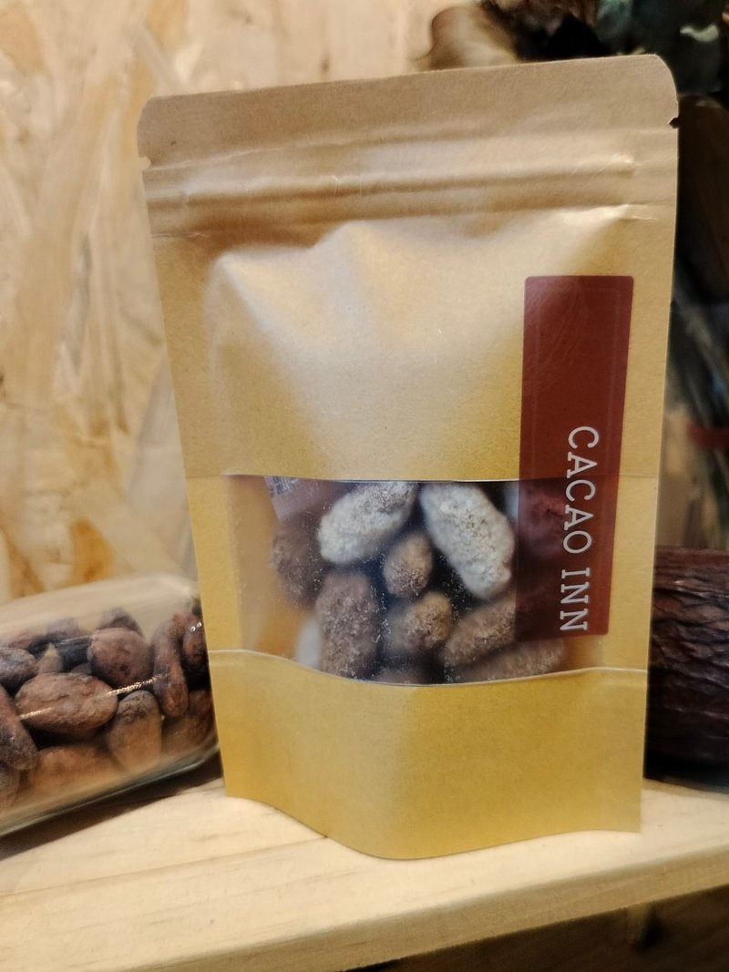 CACAO inN可可研製_糖霜可可原豆.小包.純素.買10包送一包 - 茶葉/茶包/水果茶 - 其他材質 橘色