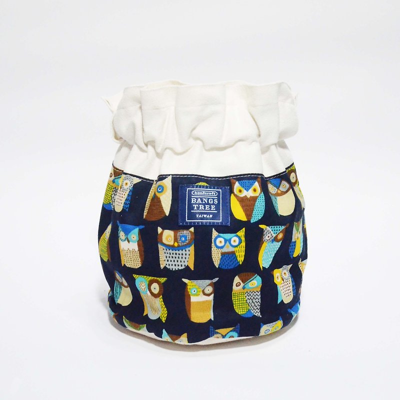 :: :: Bangs tree dorsal bucket bag _ owl (the shelf) - Messenger Bags & Sling Bags - Cotton & Hemp Blue