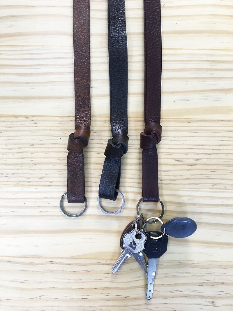 Professional handmade - handmade leather key ring - ที่ห้อยกุญแจ - หนังแท้ หลากหลายสี