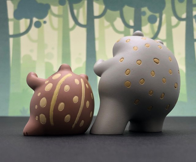 デコレ concombre かわいい 動物の置物セット① すぐにお届け デコレ