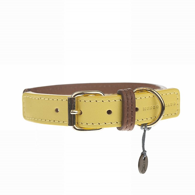 Mungo & Maud leather pet belt imported from the United Kingdom | Collar | Dog Pen - Collars & Leashes - Genuine Leather 