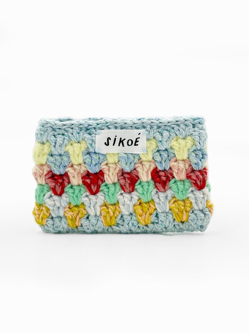 Palette Card Holder _Red Cabbages - 名片夾/名片盒 - 繡線 多色