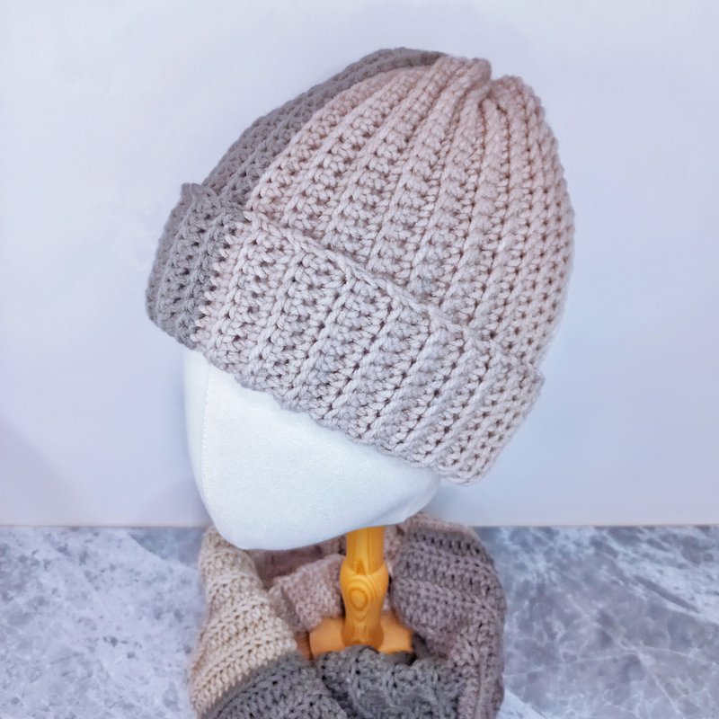 Gray Reflex Section Dyed Handhook Wool Hat - Hats & Caps - Cotton & Hemp Gray