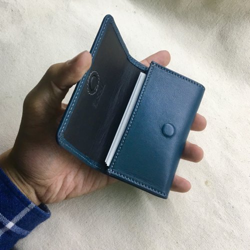 TIPSY Leather Goods 義大利綿羊皮磁吸式大容量名片夾