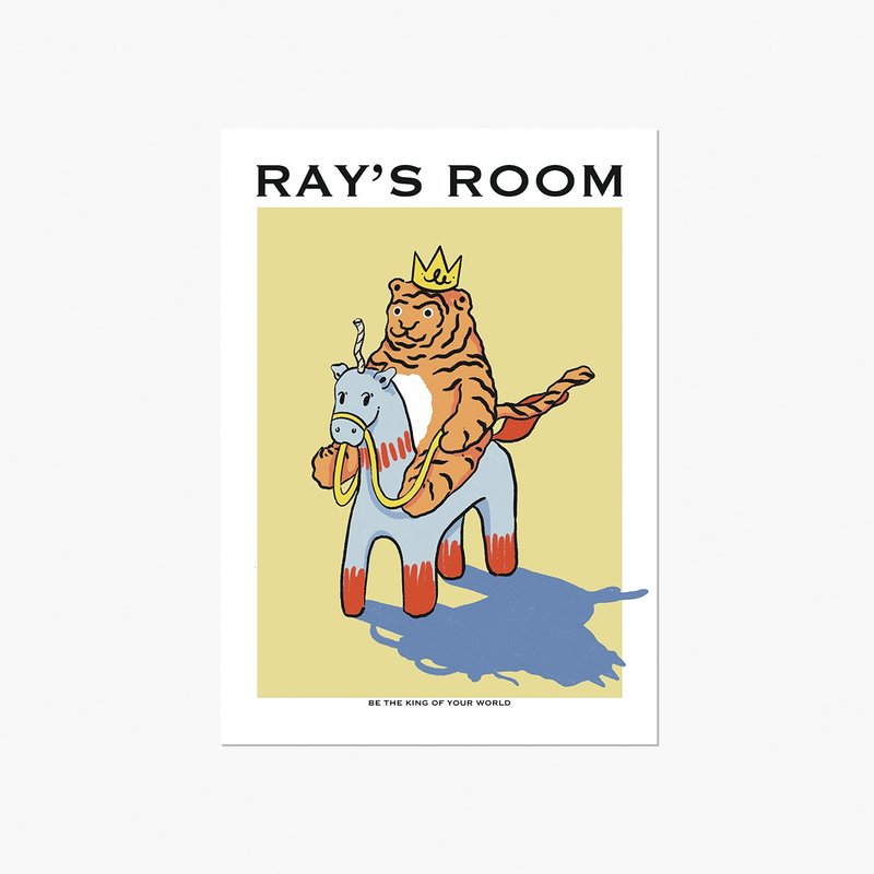RAY 做自己世界的國王 | 明信片 - 卡片/明信片 - 紙 黃色