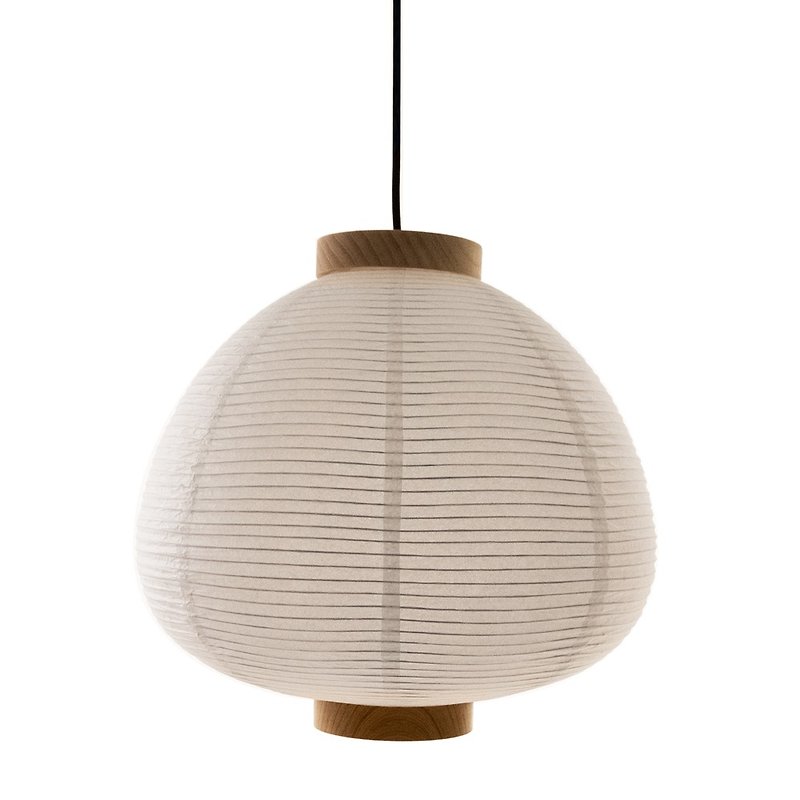paper rice ball chandelier - Lighting - Wood 