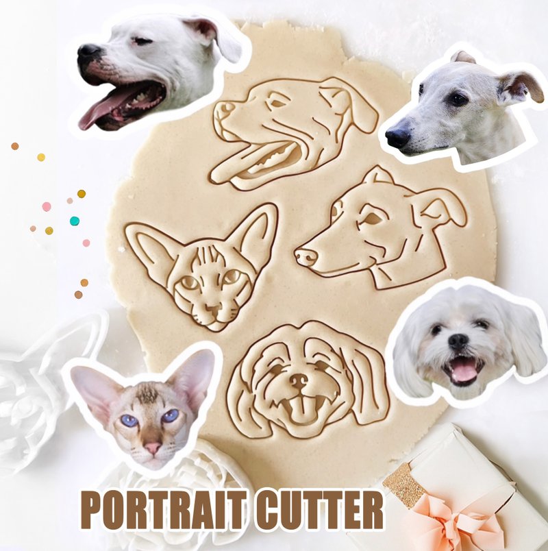 Custom Pet Portrait Cookie Cutter - 其他 - 塑膠 